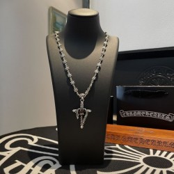 今年の夏季本命 2024SS ネックレス CHROME HEARTS クロムハーツ 