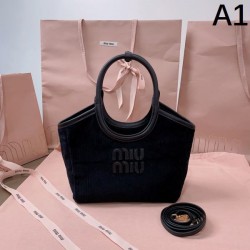 今年夏季１番 2024SS トートバッグ MIU MIU ミュウミュウ