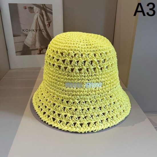 2024SS 帽子 MIU MIU ミュウミュウ 先行予約販売 2024SS 帽子 MIU MIU ミュウミュウ 先行予約販売