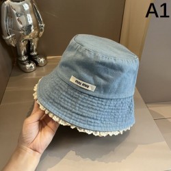2024SS 帽子 MIU MIU ミュウミュウ 夏のトレンド