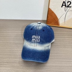 2024SS 帽子 MIU MIU ミュウミュウ 抜け感のある