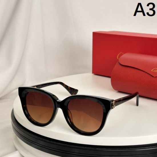 CARTIER カルティエ 2024SS サングラス 夏らしく爽やかな印象 CARTIER カルティエ 2024SS サングラス 夏らしく爽やかな印象
