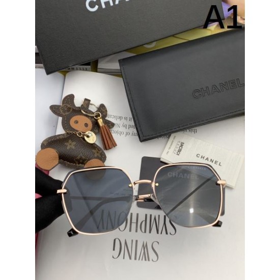 CHANEL シャネル 2024SS サングラス スタイリッシュな雰囲気 CHANEL シャネル 2024SS サングラス スタイリッシュな雰囲気