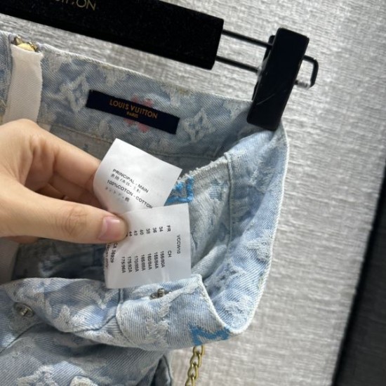 2024SS デニムスカート LOUIS VUITTON ルイヴィトン 大特価新作限定