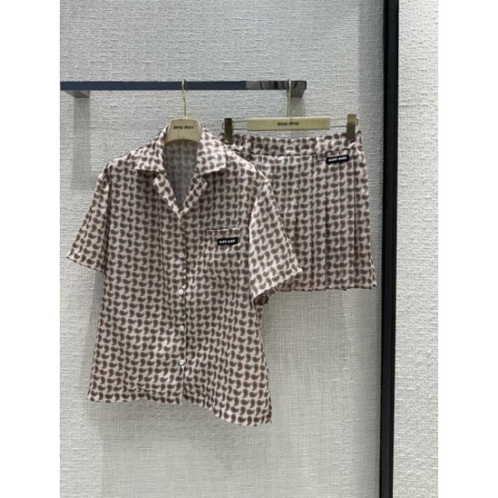 2024SS 上下セット MIU MIU ミュウミュウ ベストセラー 2024SS 上下セット MIU MIU ミュウミュウ ベストセラー