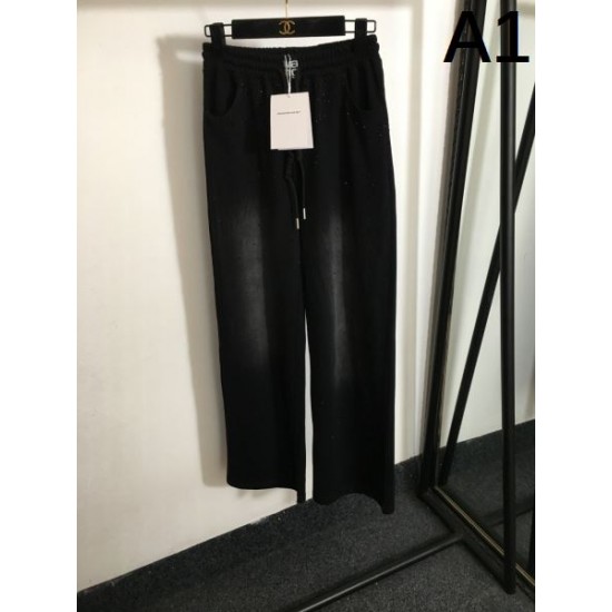 2024SS ワイドパンツ ALEXANDER WANG アレキサンダーワン 完売必須