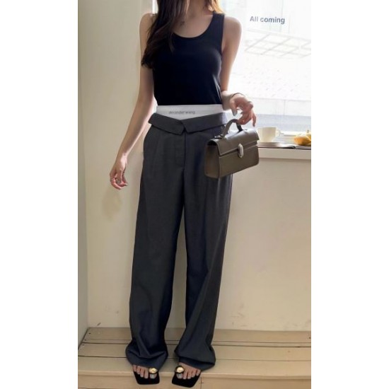 2024SS ワイドパンツ ALEXANDER WANG アレキサンダーワン 先行販売 2024SS ワイドパンツ ALEXANDER WANG アレキサンダーワン 先行販売