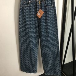 2024SS ジーパン MIU MIU ミュウミュウ 非常に人気が高い