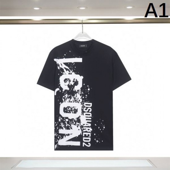 2024SS 個性派ブランド DSQUARED2 ディースクエアード 半袖Tシャツ 2024SS 個性派ブランド DSQUARED2 ディースクエアード 半袖Tシャツ