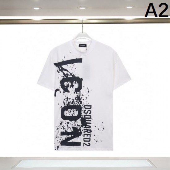 2024SS 個性派ブランド DSQUARED2 ディースクエアード 半袖Tシャツ 2024SS 個性派ブランド DSQUARED2 ディースクエアード 半袖Tシャツ