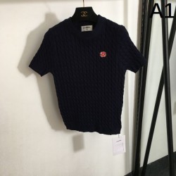 2024SS 半袖ニット CHANEL シャネル 最新の注目ファッション