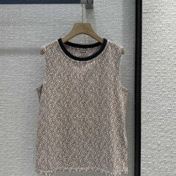 2024SS タンクトップTシャツ HERMES エルメス シックな色合い