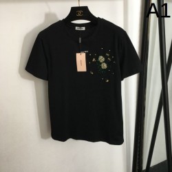 2024SS 半袖Tシャツ MIU MIU ミュウミュウ 大人気可愛い