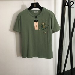2024SS 半袖Tシャツ MIU MIU ミュウミュウ 大人気可愛い
