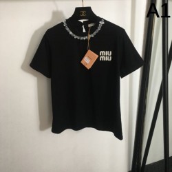 2024SS 半袖Tシャツ MIU MIU ミュウミュウ SALEお得にGET