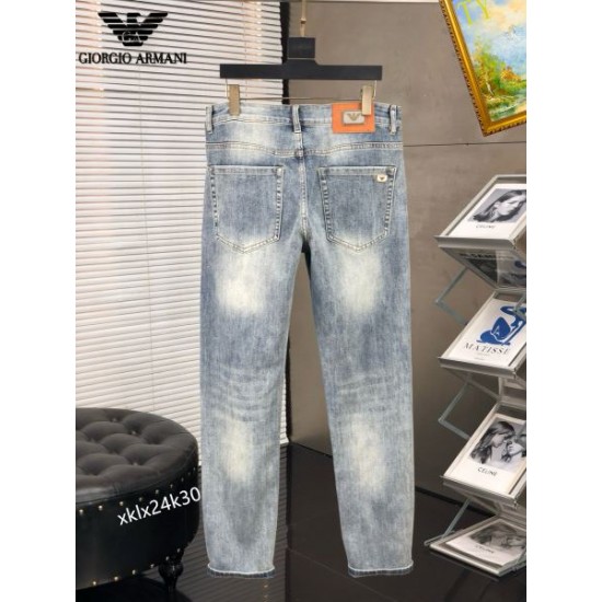2024SS 最新先取りおしゃれなロゴ入り ARMANI アルマーニ ジーパン 2024SS 最新先取りおしゃれなロゴ入り ARMANI アルマーニ ジーパン