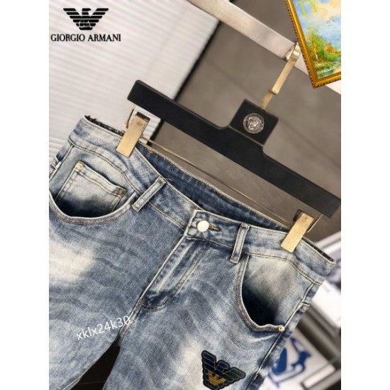 2024SS 最新先取りおしゃれなロゴ入り ARMANI アルマーニ ジーパン 2024SS 最新先取りおしゃれなロゴ入り ARMANI アルマーニ ジーパン