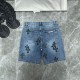 2024SS キレイ色チェック春夏 CHROME HEARTS クロムハーツ デニムパンツ 2024SS キレイ色チェック春夏 CHROME HEARTS クロムハーツ デニムパンツ
