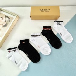 2024SS 靴下 BURBERRY バーバリー 定番人気薄手柔らか