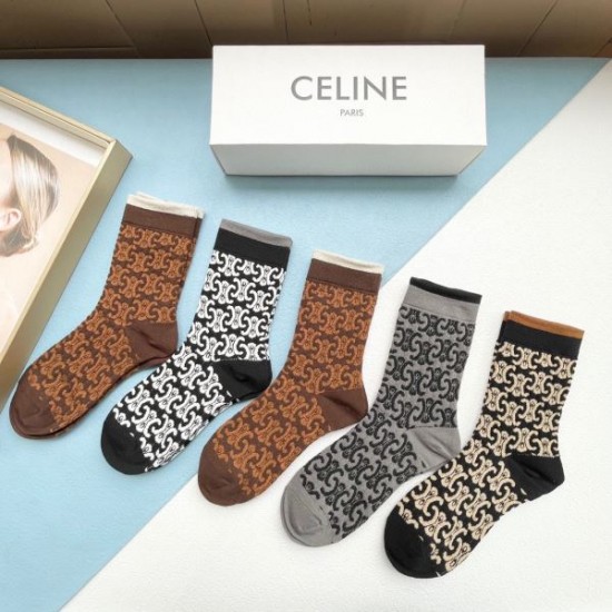 2024SS 靴下 CELINE セリーヌ 今季爆発的な人気定番商品 2024SS 靴下 CELINE セリーヌ 今季爆発的な人気定番商品