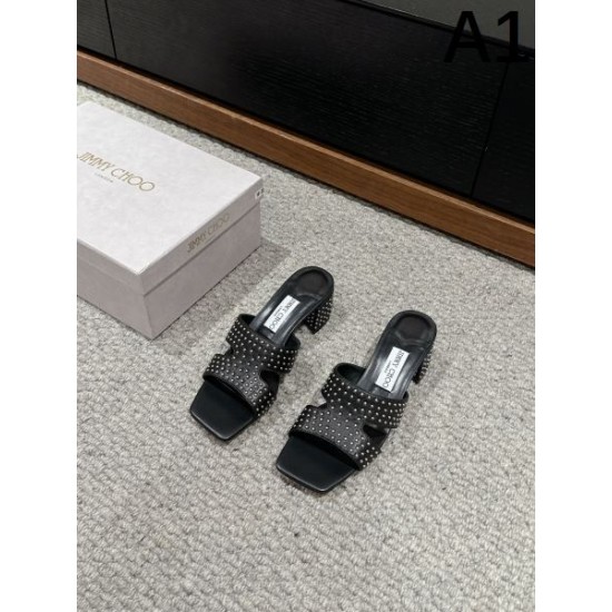 2024SS 愛用ブランド JIMMY CHOO ジミーチュウ レディースサンダル