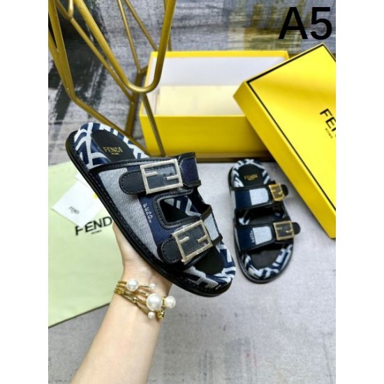 2024SS 夏らしく爽やかな印象 FENDI フェンデイ レディースサンダル 2024SS 夏らしく爽やかな印象 FENDI フェンデイ レディースサンダル