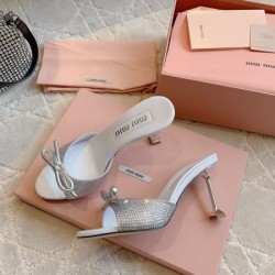 2024SS 最前線新作 MIU MIU ミュウミュウ レディースサンダル