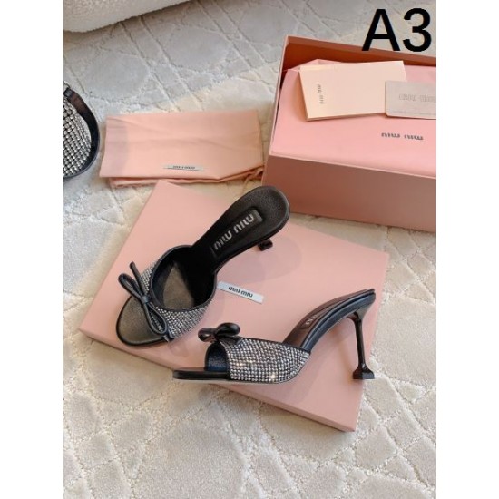2024SS 最前線新作 MIU MIU ミュウミュウ レディースサンダル 2024SS 最前線新作 MIU MIU ミュウミュウ レディースサンダル