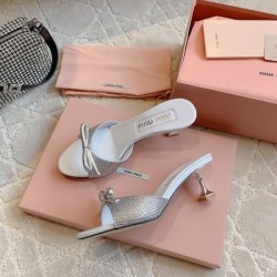 2024SS 最新大人気 MIU MIU ミュウミュウ レディースサンダル