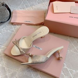 2024SS 最新大人気 MIU MIU ミュウミュウ レディースサンダル