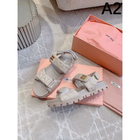 2024SS 最安値挑戦! MIU MIU ミュウミュウ レディースサンダル 2024SS 最安値挑戦! MIU MIU ミュウミュウ レディースサンダル