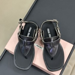 2024SS 好印象120% MIU MIU ミュウミュウ レディースサンダル