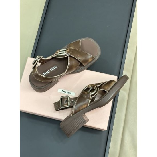 2024SS 激レア商品 MIU MIU ミュウミュウ レディースサンダル 2024SS 激レア商品 MIU MIU ミュウミュウ レディースサンダル