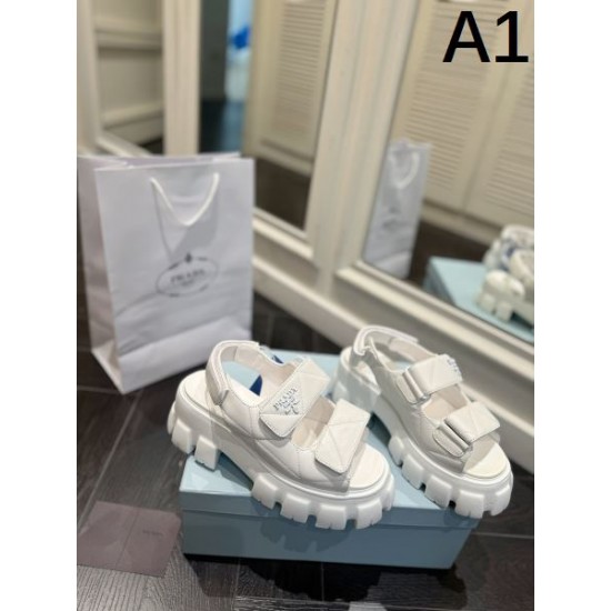 2024SS カジュアルさが強すぎる PRADA プラダ レディースサンダル 2024SS カジュアルさが強すぎる PRADA プラダ レディースサンダル