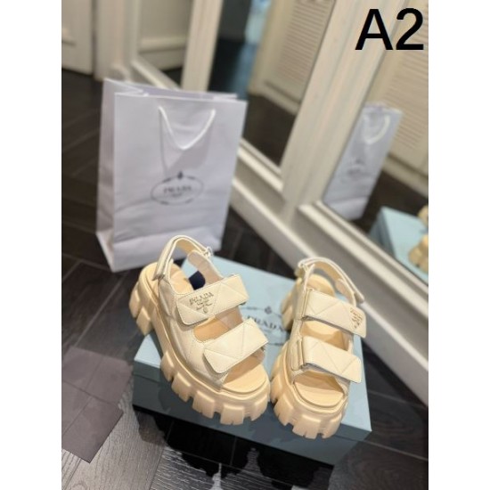 2024SS カジュアルさが強すぎる PRADA プラダ レディースサンダル 2024SS カジュアルさが強すぎる PRADA プラダ レディースサンダル