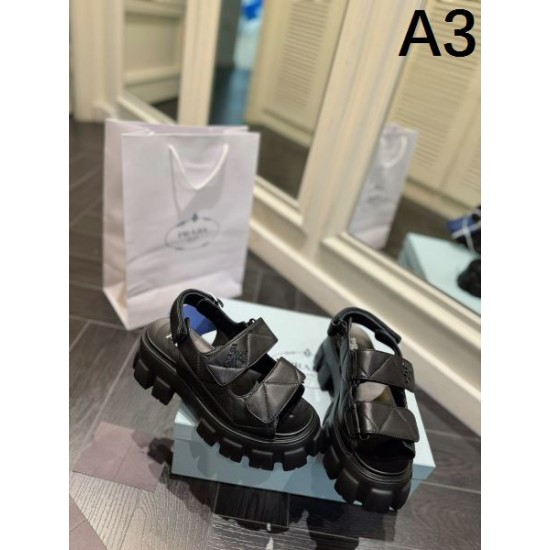 2024SS カジュアルさが強すぎる PRADA プラダ レディースサンダル 2024SS カジュアルさが強すぎる PRADA プラダ レディースサンダル