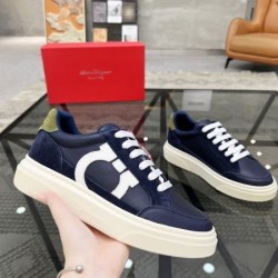 FERRAGAMO サルヴァトーレ フェラガモ 海外限定！ 2024SS メンズ用 カジュアルシューズ