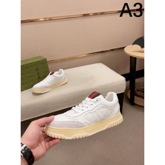 GUCCI グッチ 安定感のある夏新作 2024SS メンズ用 カジュアルシューズ GUCCI グッチ 安定感のある夏新作 2024SS メンズ用 カジュアルシューズ