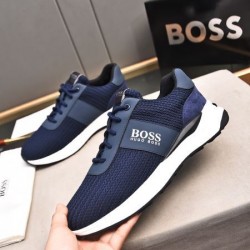 HUGO BOSS ヒューゴボス 人気モデル愛用 2024SS メンズ用 スニーカー
