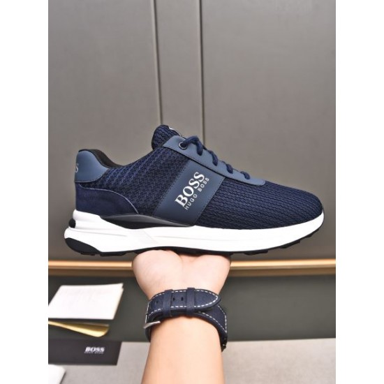 HUGO BOSS ヒューゴボス 人気モデル愛用 2024SS メンズ用 スニーカー HUGO BOSS ヒューゴボス 人気モデル愛用 2024SS メンズ用 スニーカー