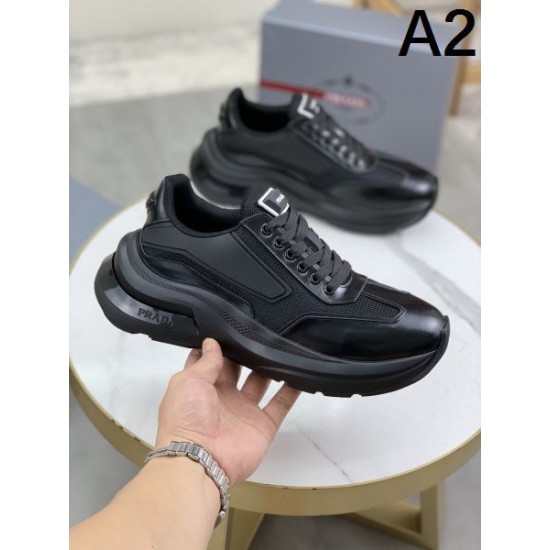 PRADA プラダ 上品に夏っぽさを感じる 2024SS メンズ用 スニーカー PRADA プラダ 上品に夏っぽさを感じる 2024SS メンズ用 スニーカー