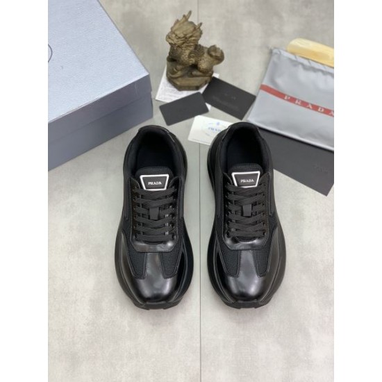 PRADA プラダ 上品に夏っぽさを感じる 2024SS メンズ用 スニーカー PRADA プラダ 上品に夏っぽさを感じる 2024SS メンズ用 スニーカー