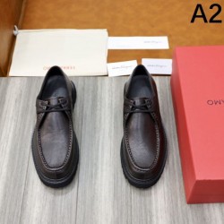 FERRAGAMO サルヴァトーレ フェラガモ 新作大人気 2024SS メンズ用 ビジネスシューズ
