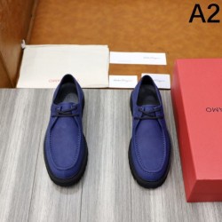 FERRAGAMO サルヴァトーレ フェラガモ 旬デザイン 2024SS メンズ用 ビジネスシューズ