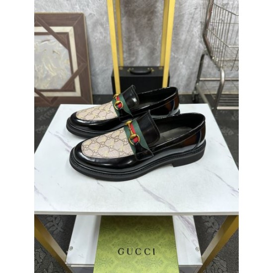 GUCCI グッチ 印象に残るデザイン 2024SS メンズ用 ビジネスシューズ GUCCI グッチ 印象に残るデザイン 2024SS メンズ用 ビジネスシューズ