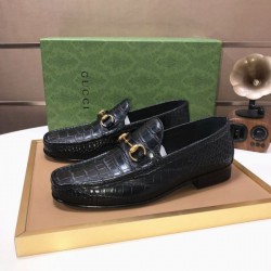 GUCCI グッチ 新作限定人気沸騰中 2024SS メンズ用 ビジネスシューズ