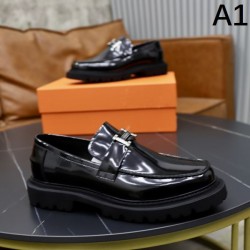 HERMES エルメス 流行に左右されない 2024SS メンズ用 ビジネスシューズ