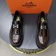 HERMES エルメス 流行に左右されない 2024SS メンズ用 ビジネスシューズ