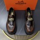 HERMES エルメス 最新人気話題沸騰中 2024SS メンズ用 ビジネスシューズ HERMES エルメス 最新人気話題沸騰中 2024SS メンズ用 ビジネスシューズ
