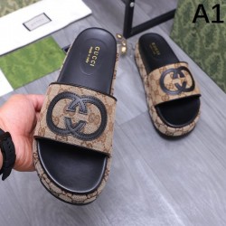 GUCCI グッチ この夏を迎える人気新作 2024SS メンズ用 サンダル